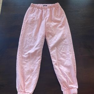 Brandy Melville light pink sweatpants